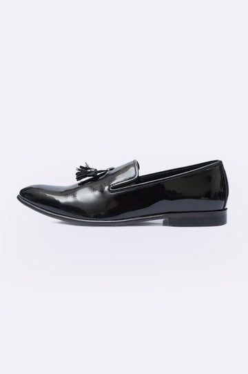1802 BKP Black Patent Moccasin