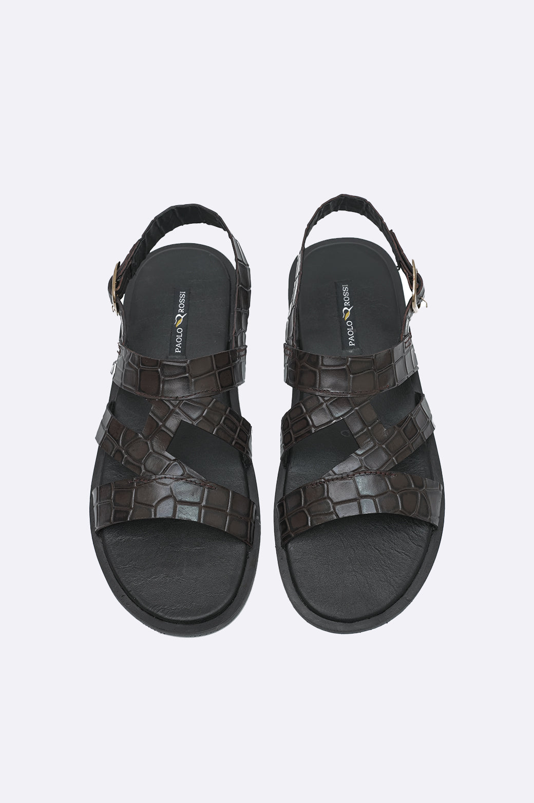 handmade croc sandal by paolo rossi