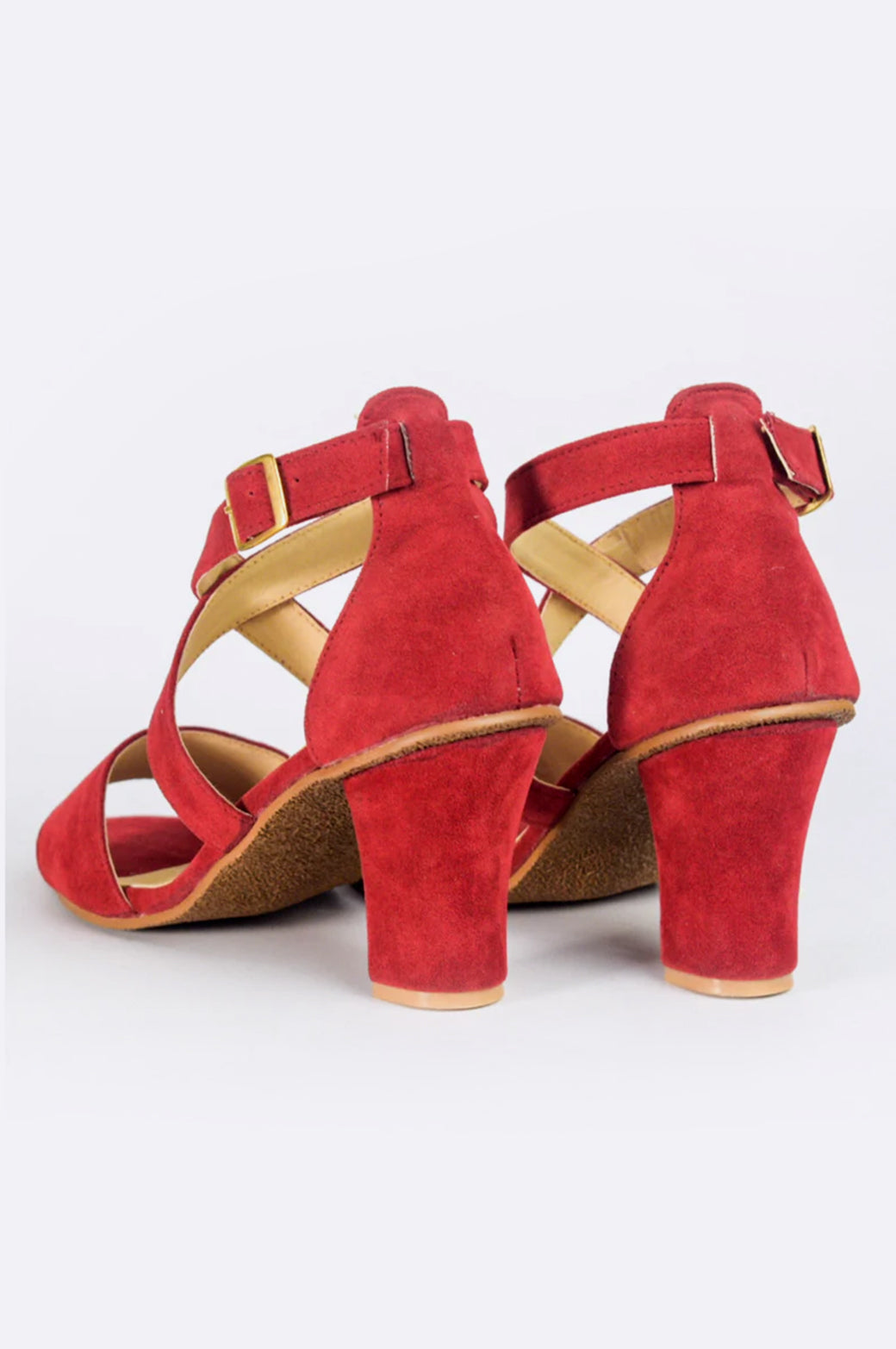 red-cross-strap-suede-block-heel