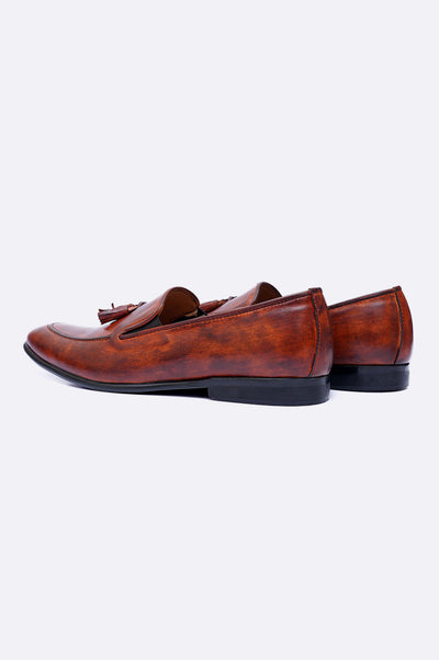 1807 BRA Brown Patina Moccasin