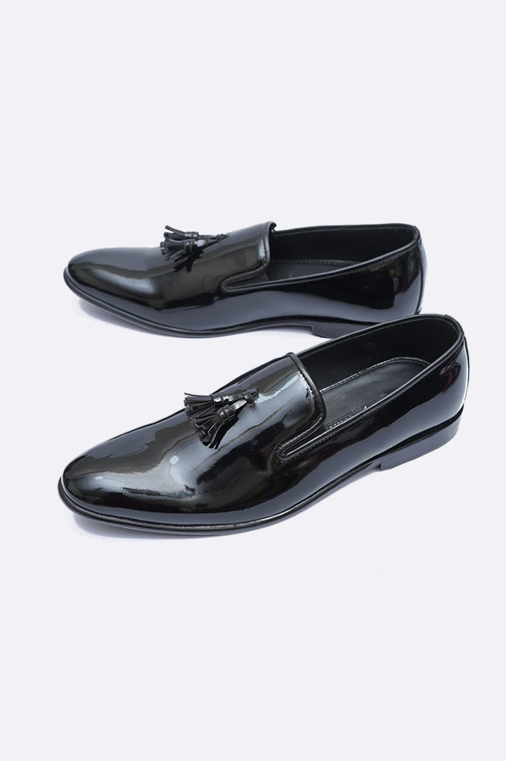 1802 BKP Black Patent Moccasin