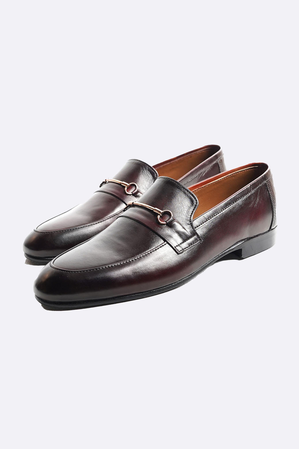 1658 MRA Maroon Patina Moccasin