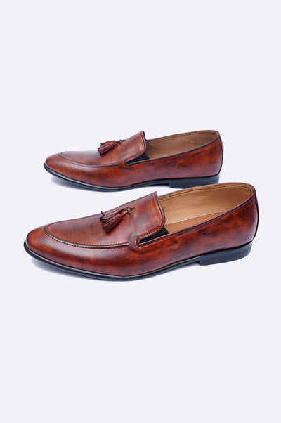 1807 BRA Brown Patina Moccasin