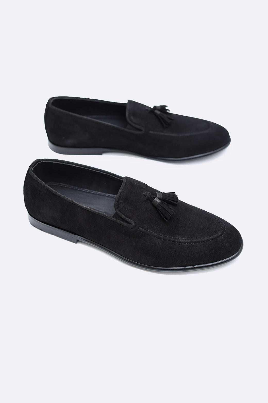 Midnight Suede Tassel Loafer