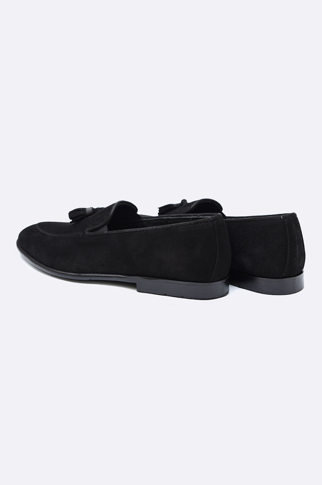 Midnight Suede Tassel Loafer