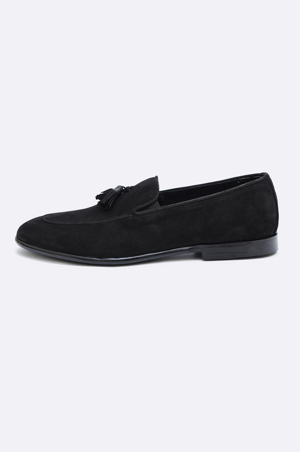 Midnight Suede Tassel Loafer