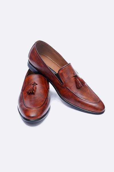 1807 BRA Brown Patina Moccasin