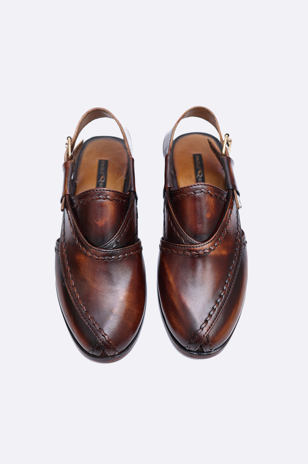 Hybrid Burnished Leather Sandal