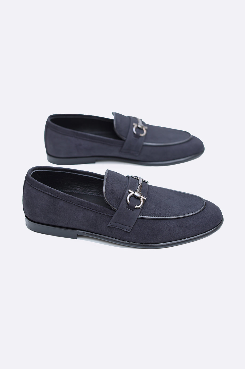 Graphite Suede Bit Loafer