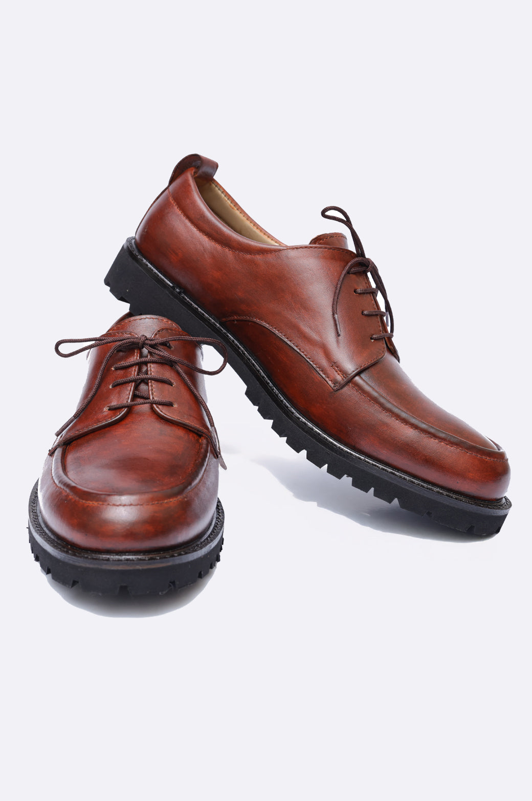 1358 MST Brown Patina Lace Up