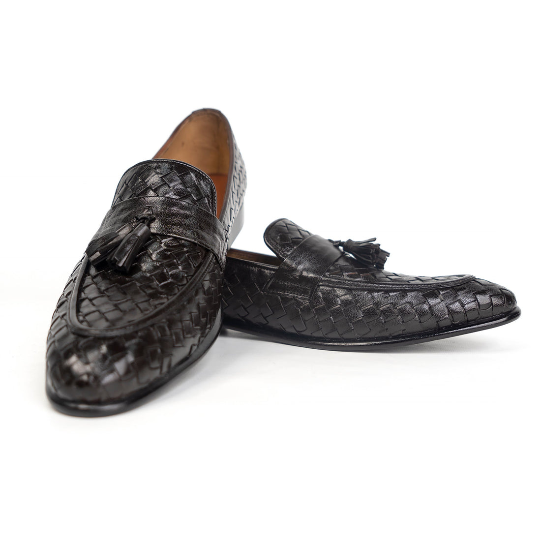 1605 BRA Dark Brown Woven Moccasin