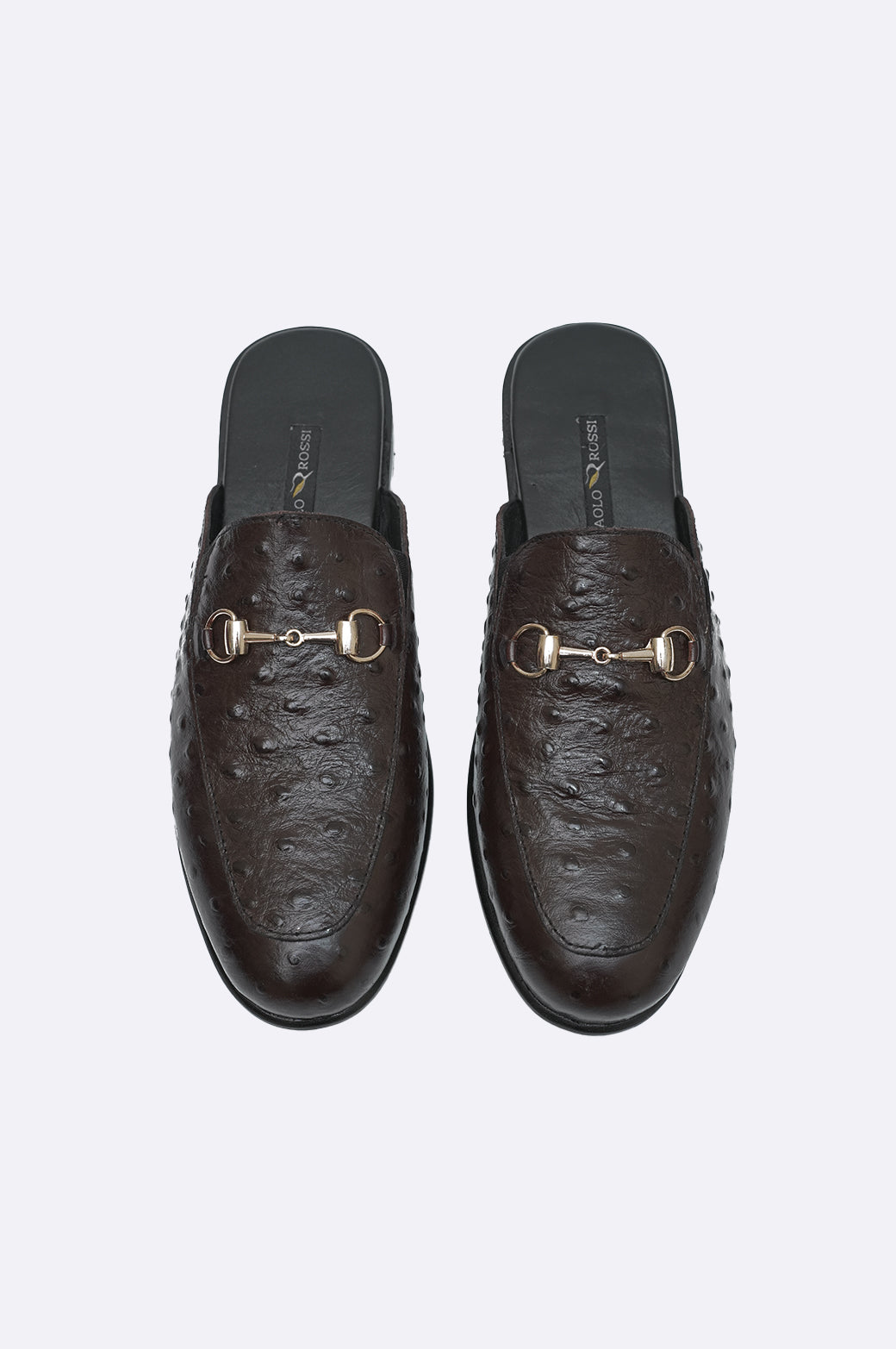 handmade brown mule 