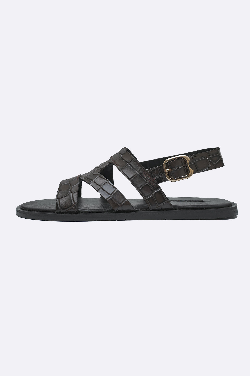handmade croc sandal by paolo rossi