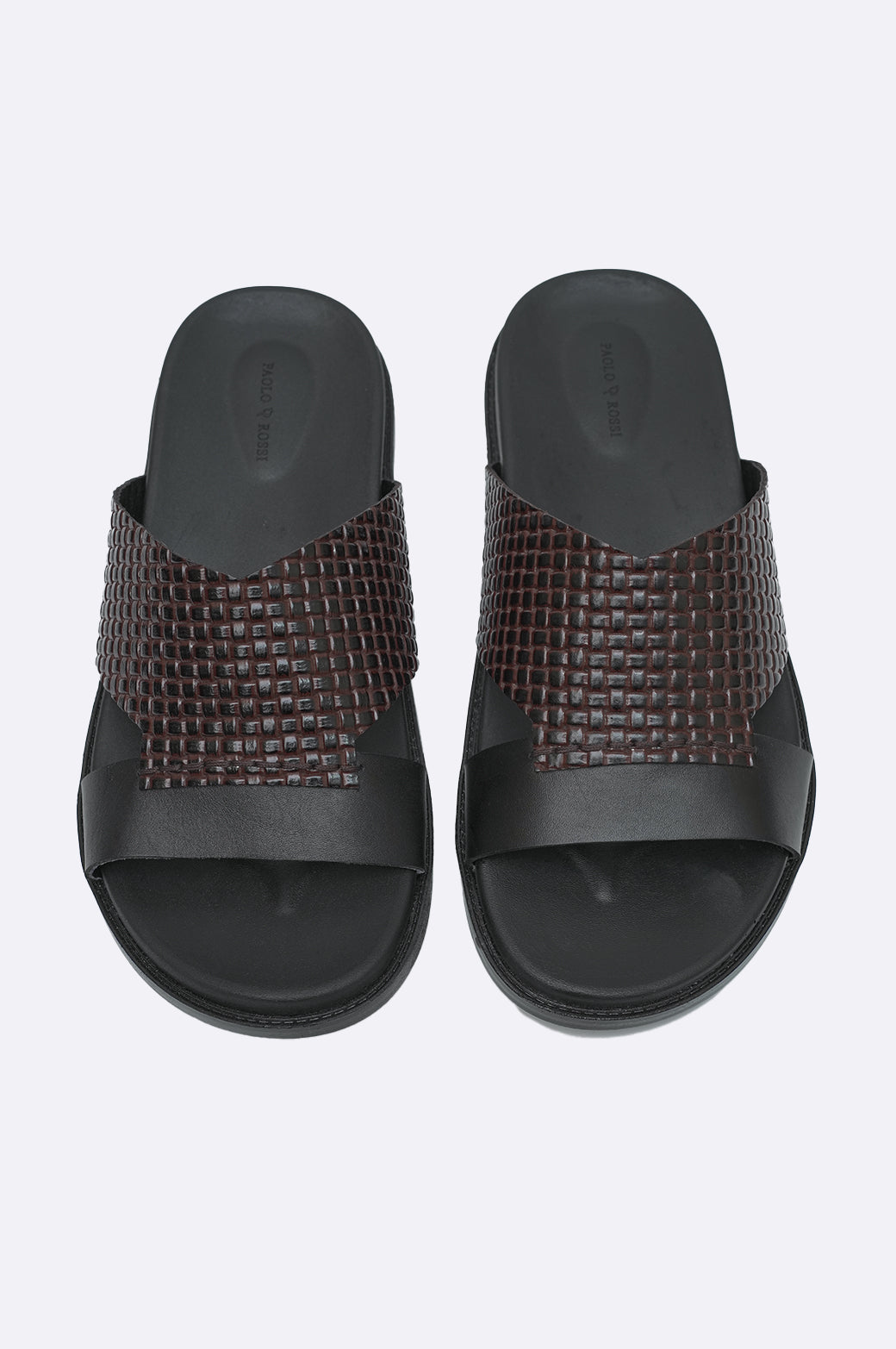 maroon-black-paolorossi-handmade-slipper
