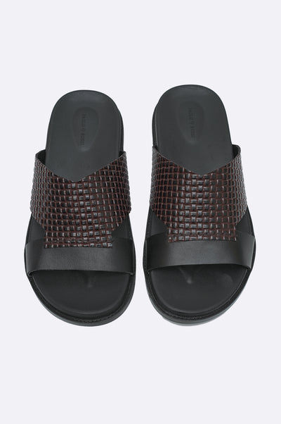 maroon-black-paolorossi-handmade-slipper