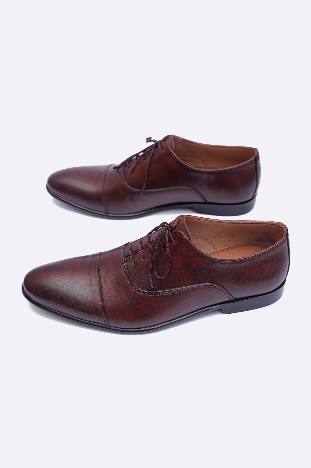 Burnished Brown Lace Up
