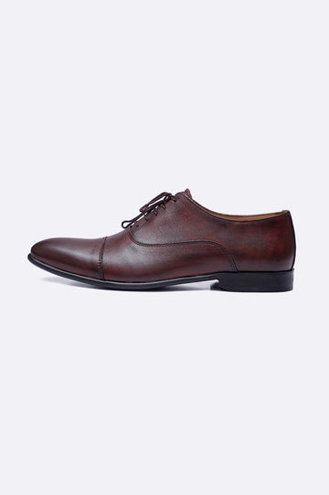 Burnished Brown Lace Up