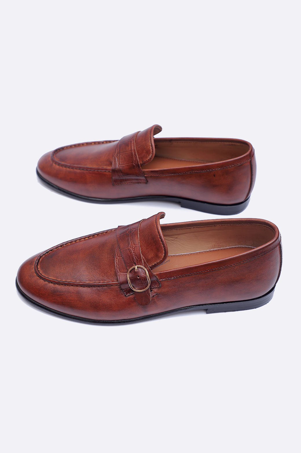 1809 MST Brown Patina Moccasin