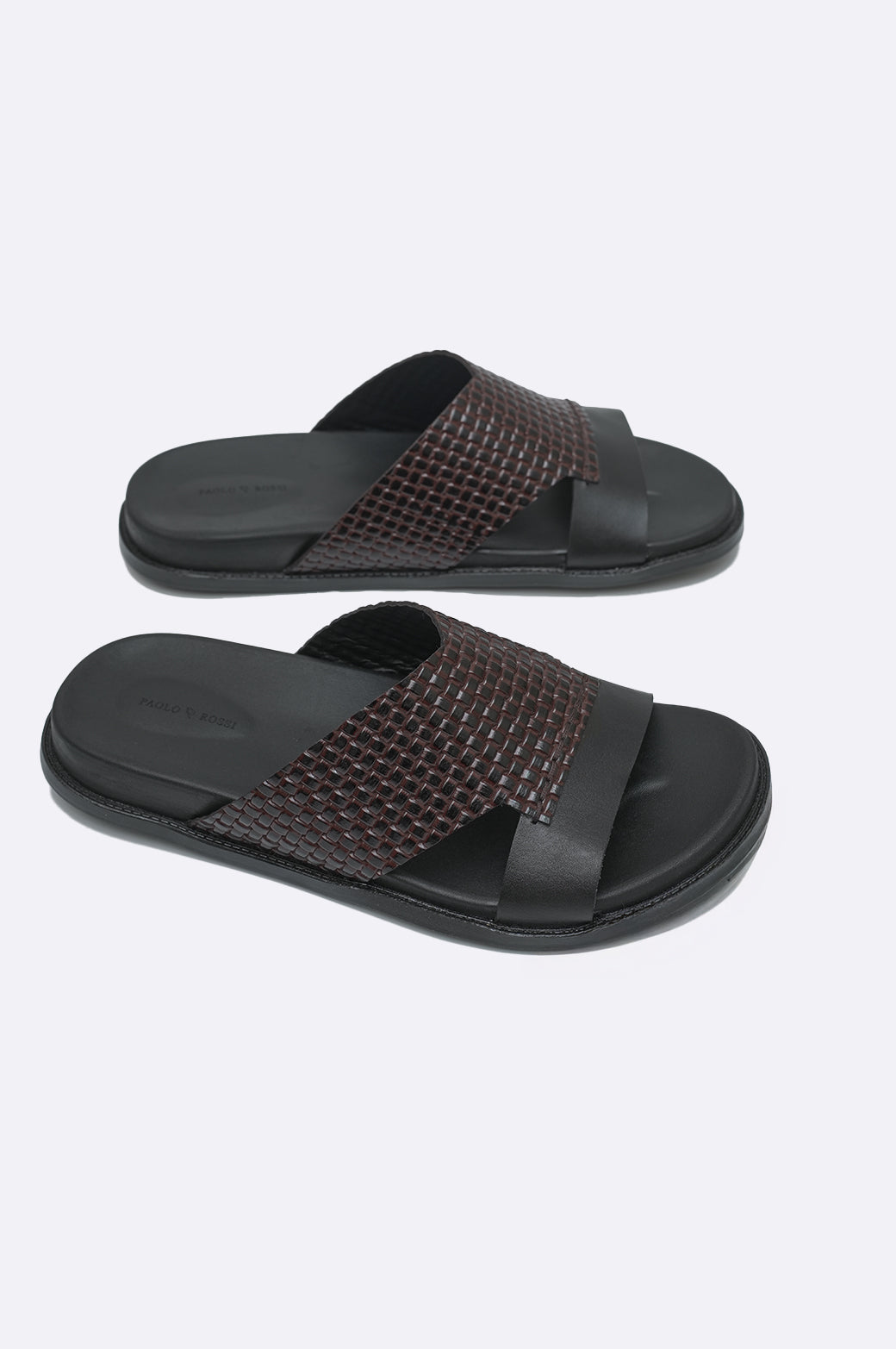 black-maroon-texture-slipper